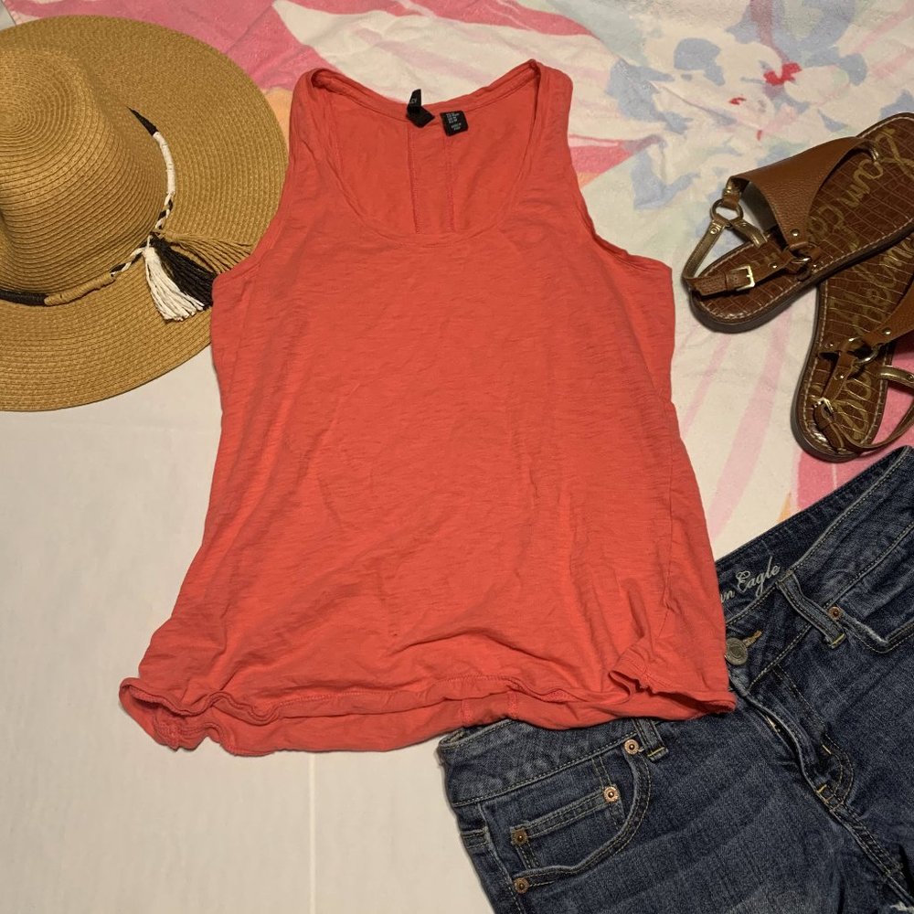 Cynthia Rowley Pink Racerback Tank